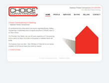 Tablet Screenshot of choiceconveyancing.com